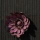 Large sculptural wall decoration of flowers in metal, Belgium, mid-20th century, 1960s.