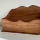 Porte courrier de bureau vintage en bois