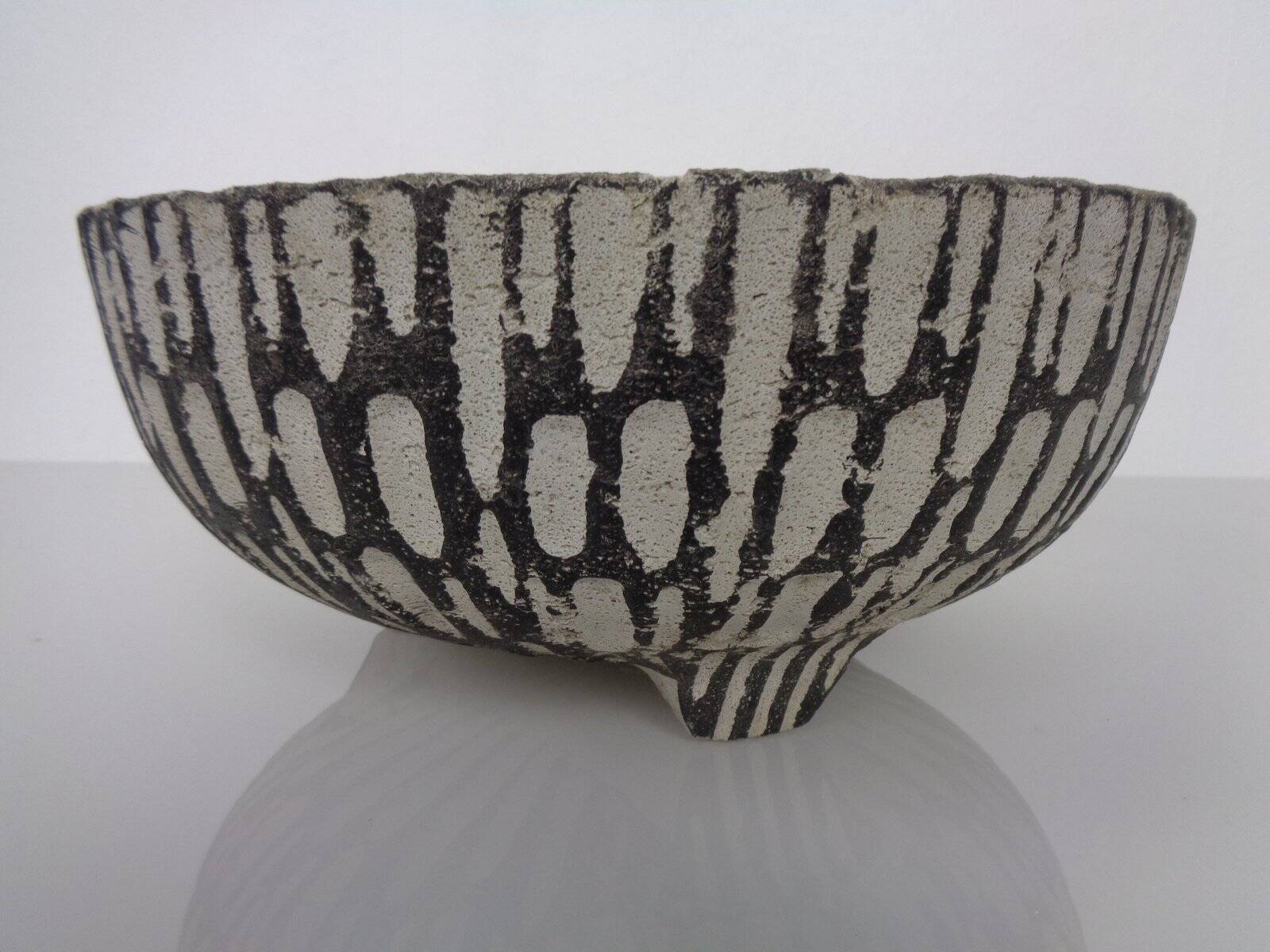 Mid-Century Concrete Planters, 1960s, Set of 2