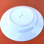 5 antique porcelain soup plates PN France