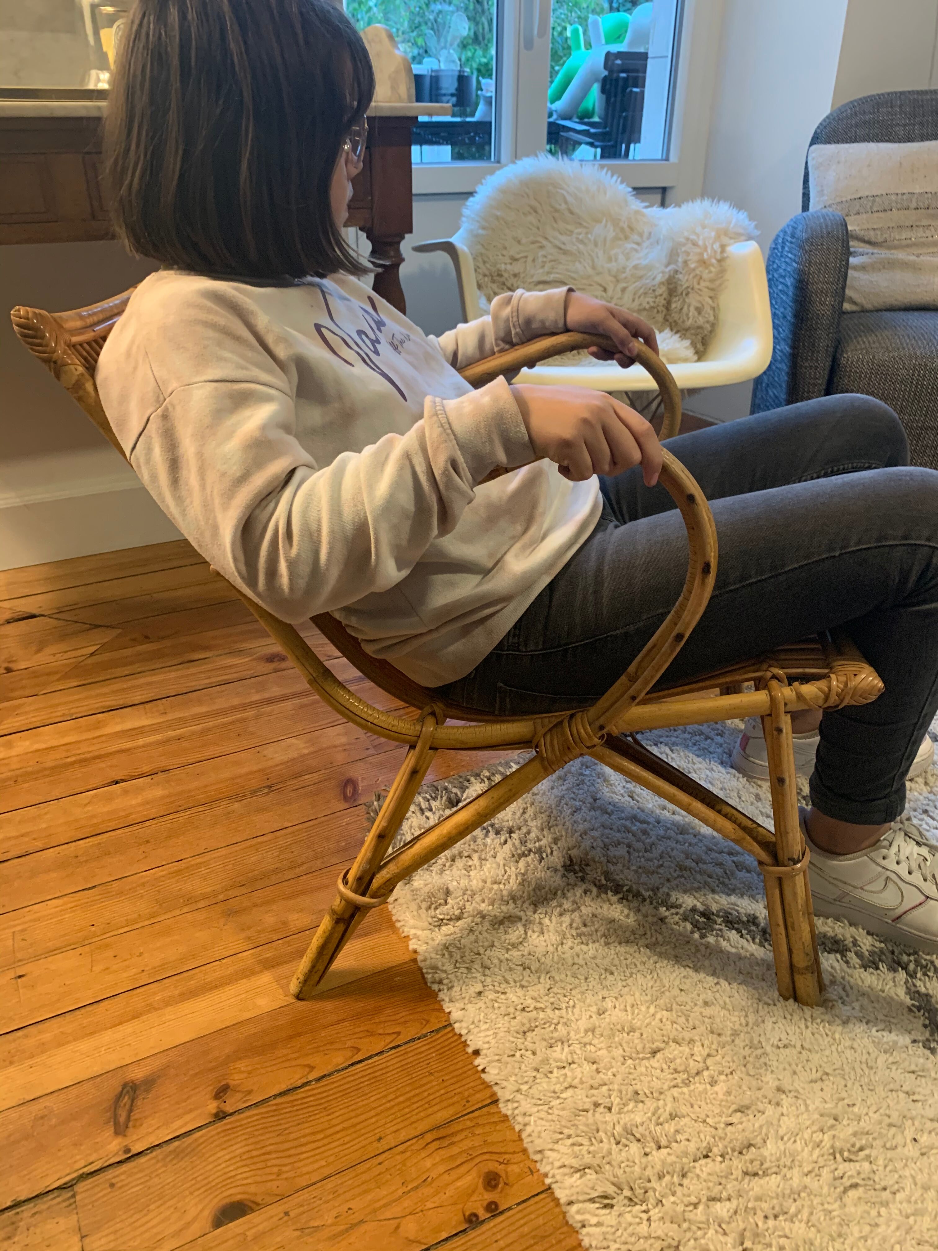 Vintage rattan chair