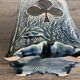Art Deco playing card planter
