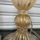 Pair of golden lamp legs - Alberto Dona - Murano - 70s