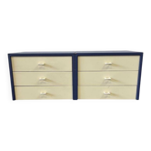 Ensemble de 2 mini commodes / tables de chevet vintage