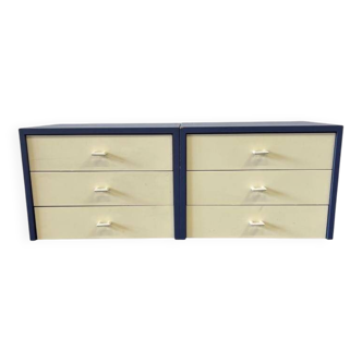 Set of 2 vintage mini dressers / bedside tables