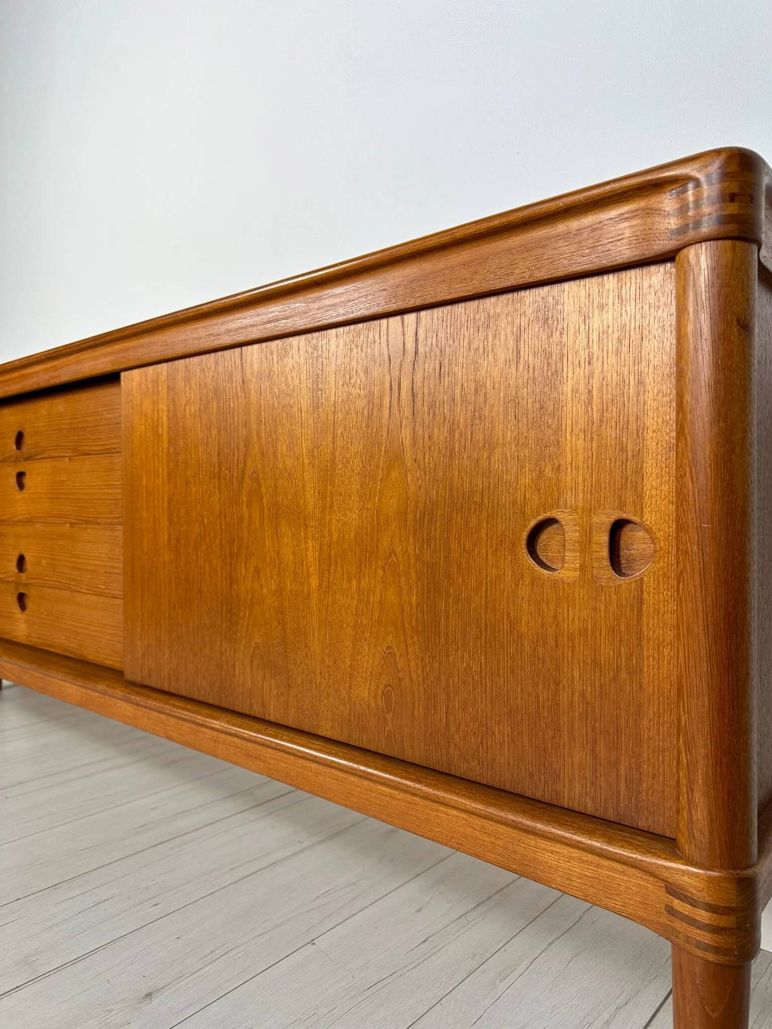1960s Vintage Large Danish Teak Sideboard by H.W. Klein for Bramin