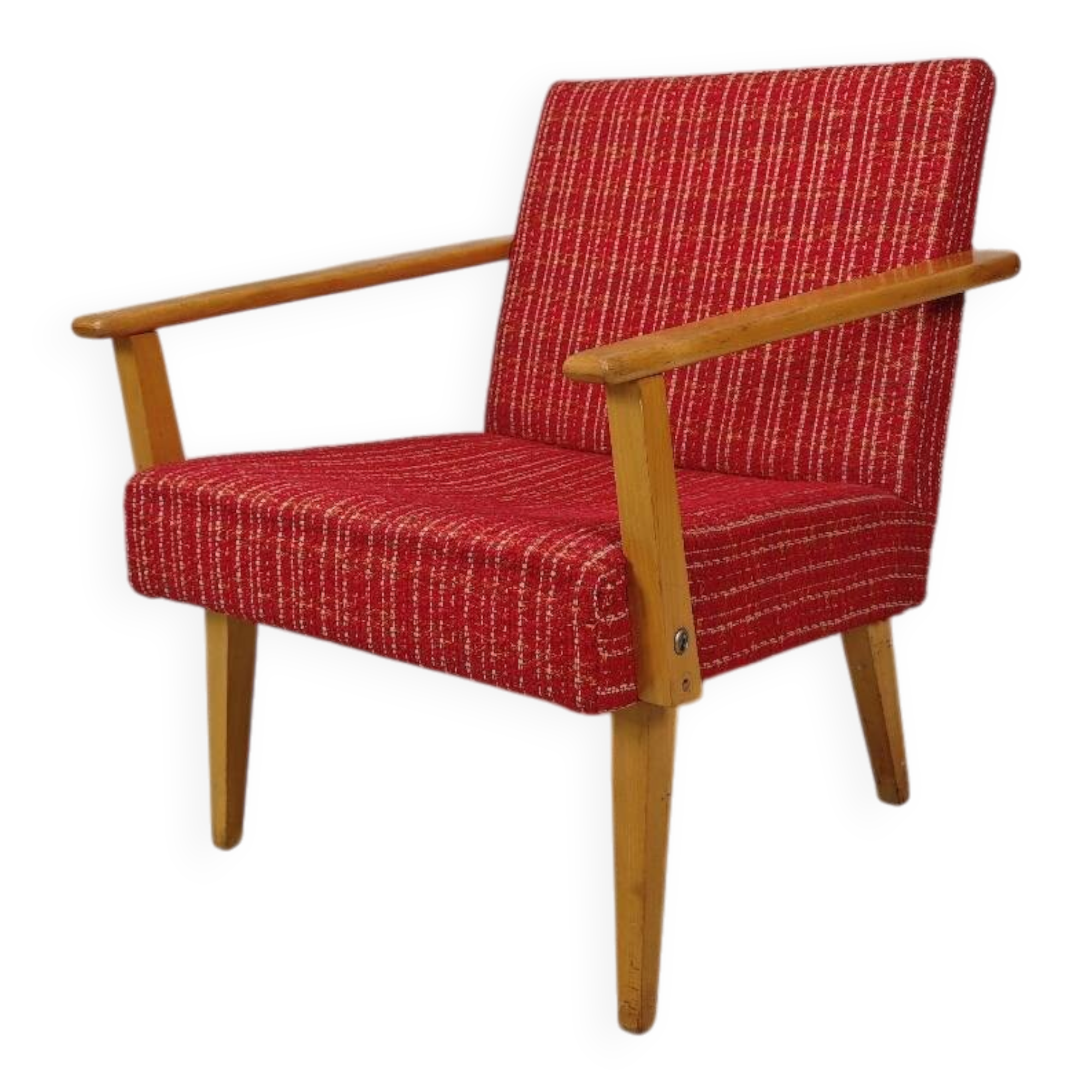 Vintage red armchair