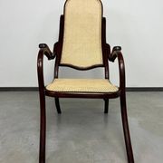 Chaise longue pliante très rare n°1 par Thonet