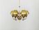 Chandelier en laiton par Hans Agne Jakobsson