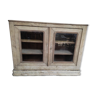 Meuble buffet vitrine bois massif porte vitré Aéro-gommé dp 0922142