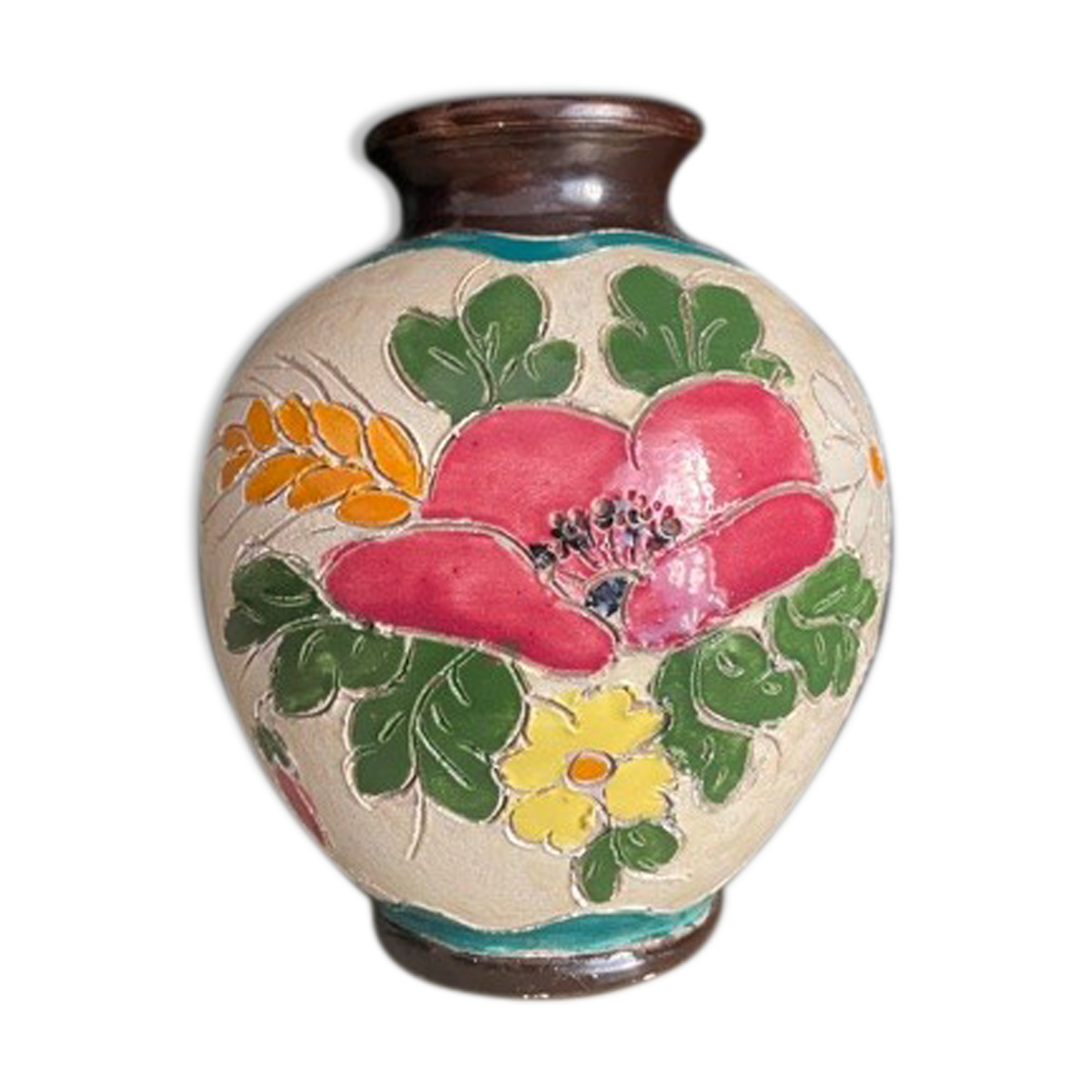 Vase Vallauris Massier 1950
