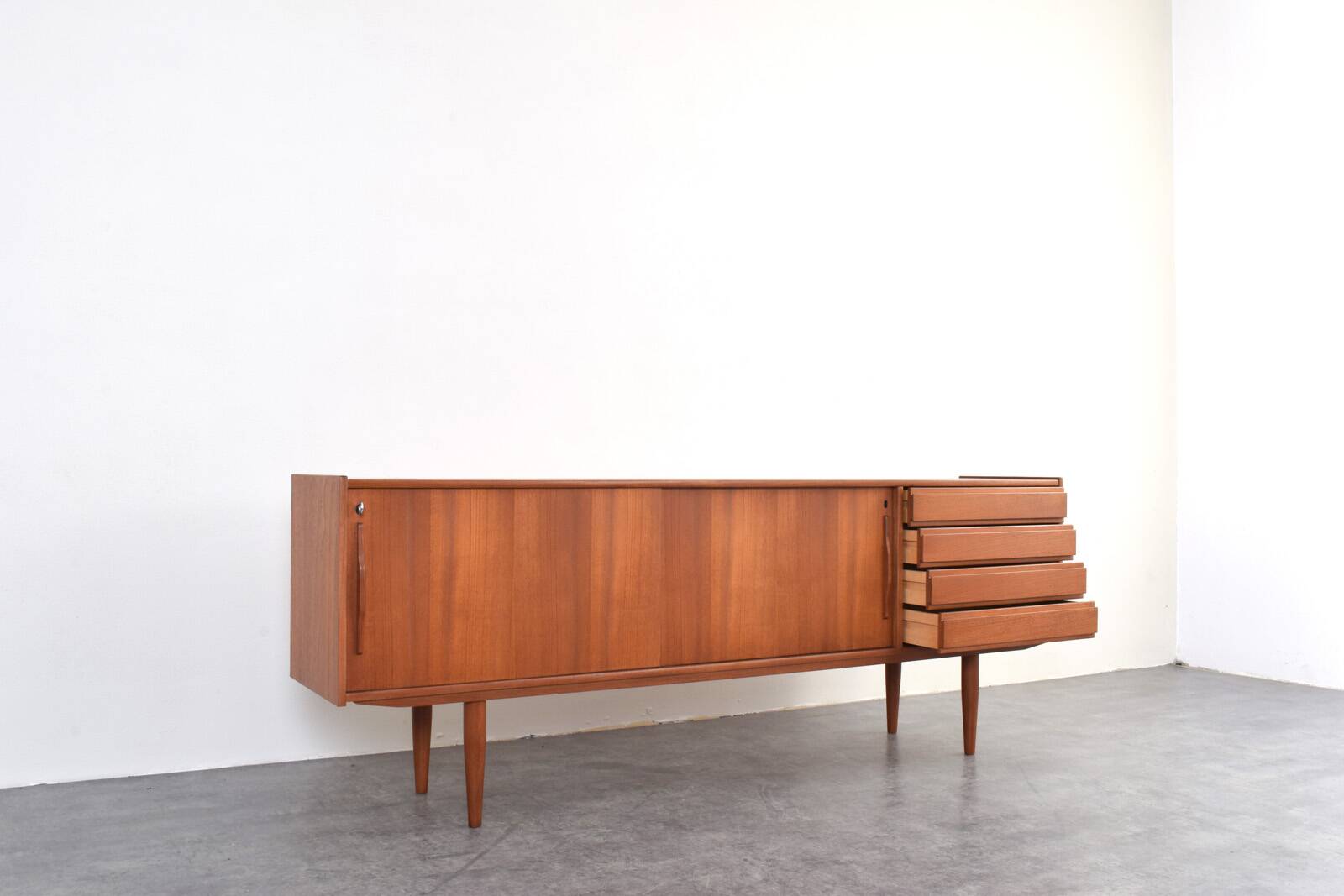 Mid-Century Danish Teak Sideboard, 1960s.
