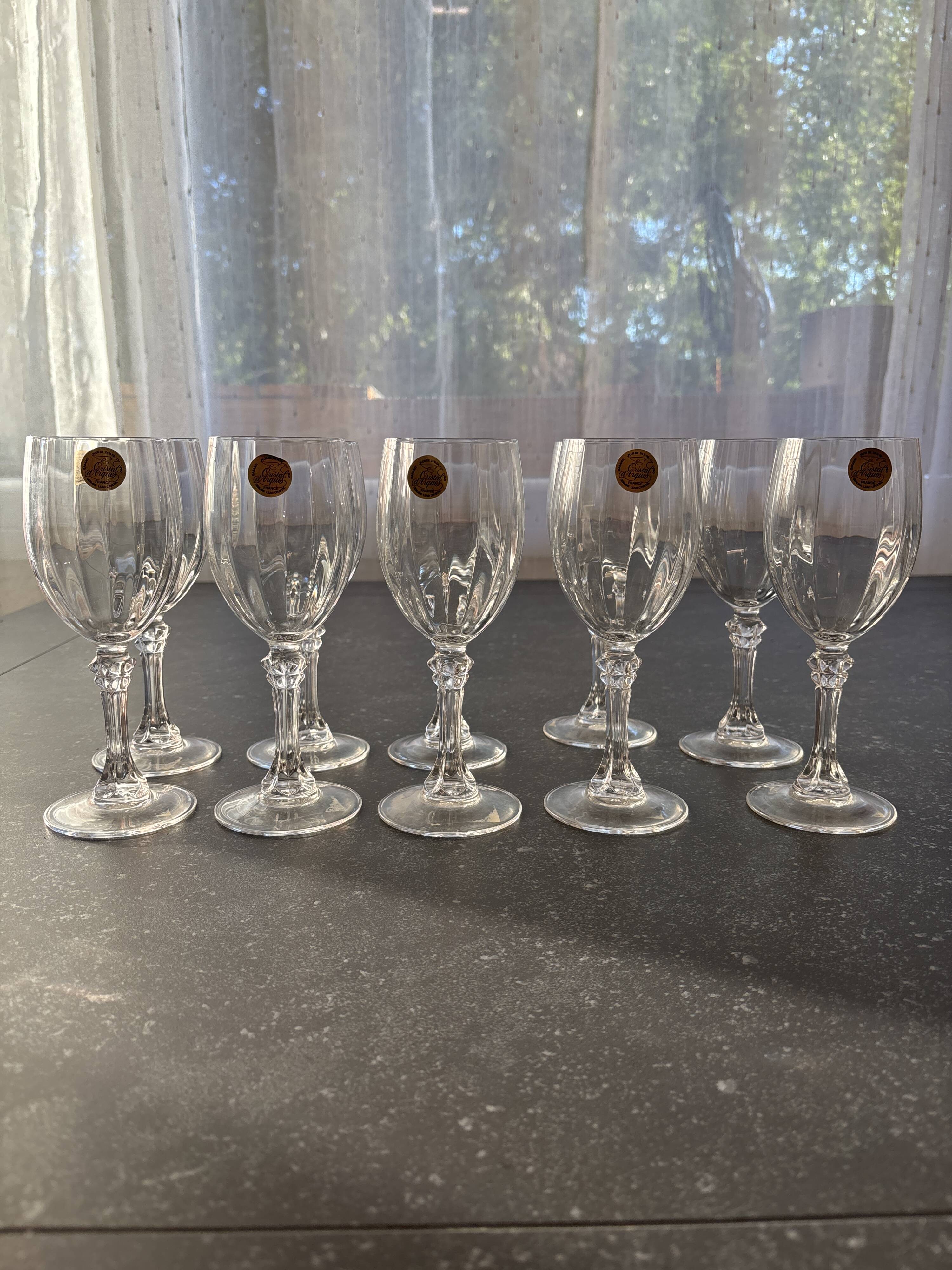 Verre à eau en cristal