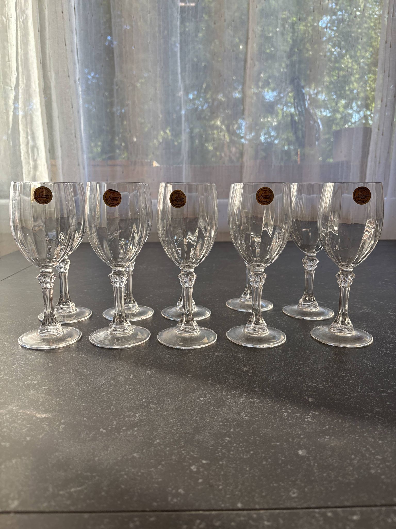 Verre à eau en cristal