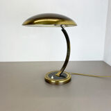 German Brass Kaiser Idell 6751 Bauhaus Desk Light Christian Dell, Germany, 1950s