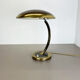 Laiton allemand Kaiser Idell 6751 Bauhaus Desk Light Christian Dell, Allemagne, années 1950