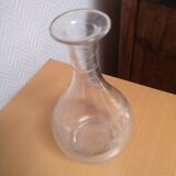 Carafe en verre gravé art déco