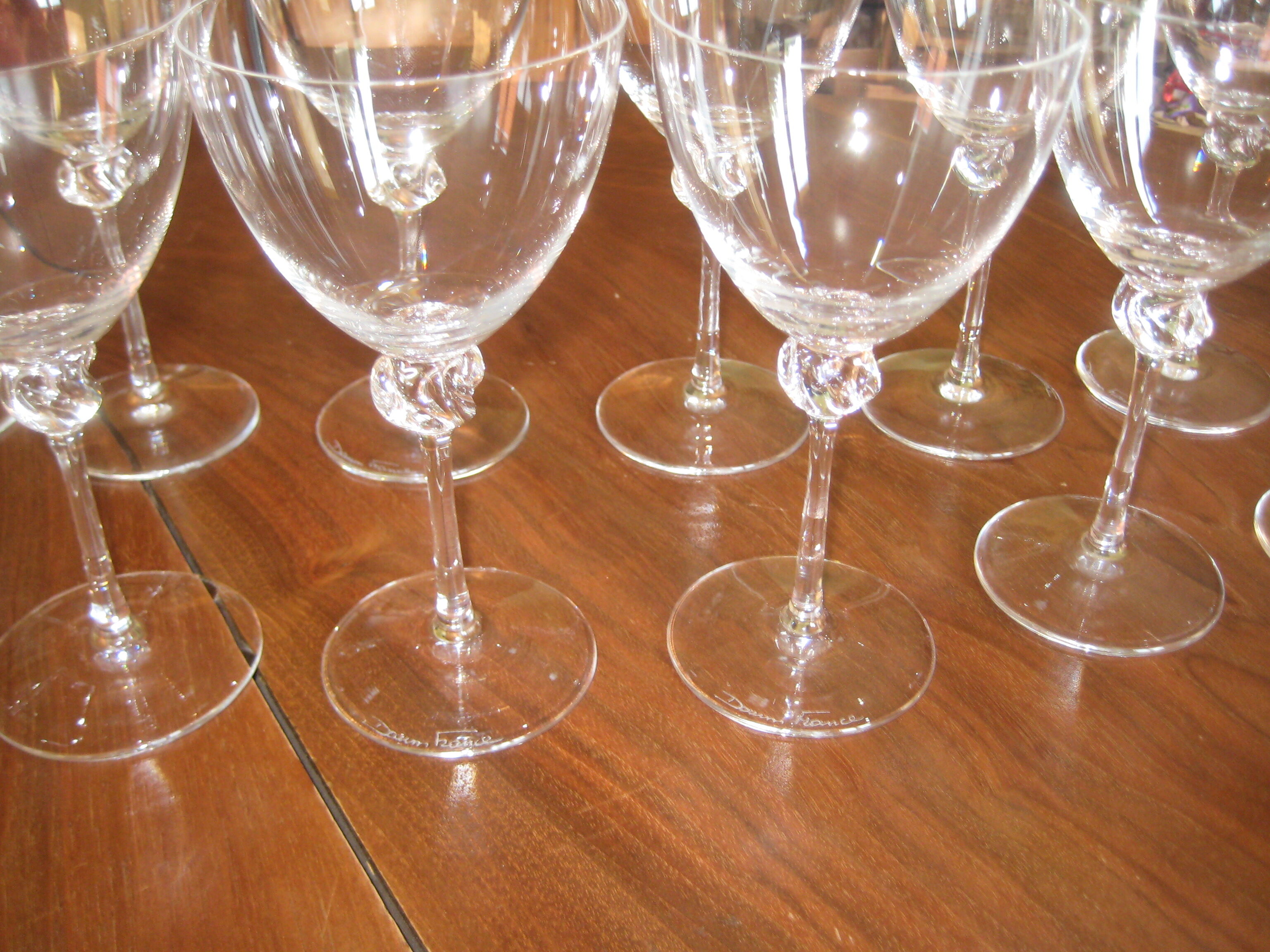 12 GLASSES with DAUM WINE, Bolero model