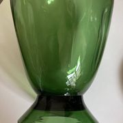 XXL glass vase pitcher from Empoli, blown, H40cm