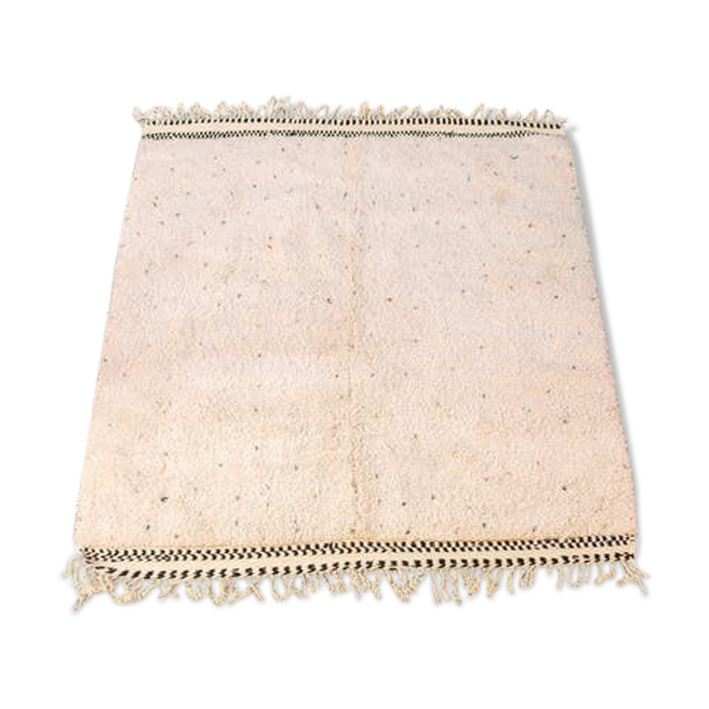 Beni ouarain Berber carpet with multicolored polka dots - 220x160cm