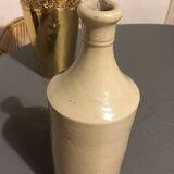 Glaze stoneware bottle signed Paul Langeron Pont-des-Vernes