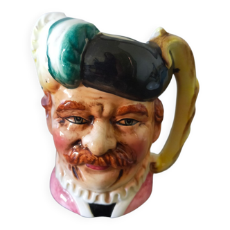 Mug vintage en céramique figure personnage style royal daulton en faïence ancienne