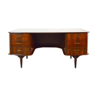 Rosewood desk Denmark vintage 1960s
