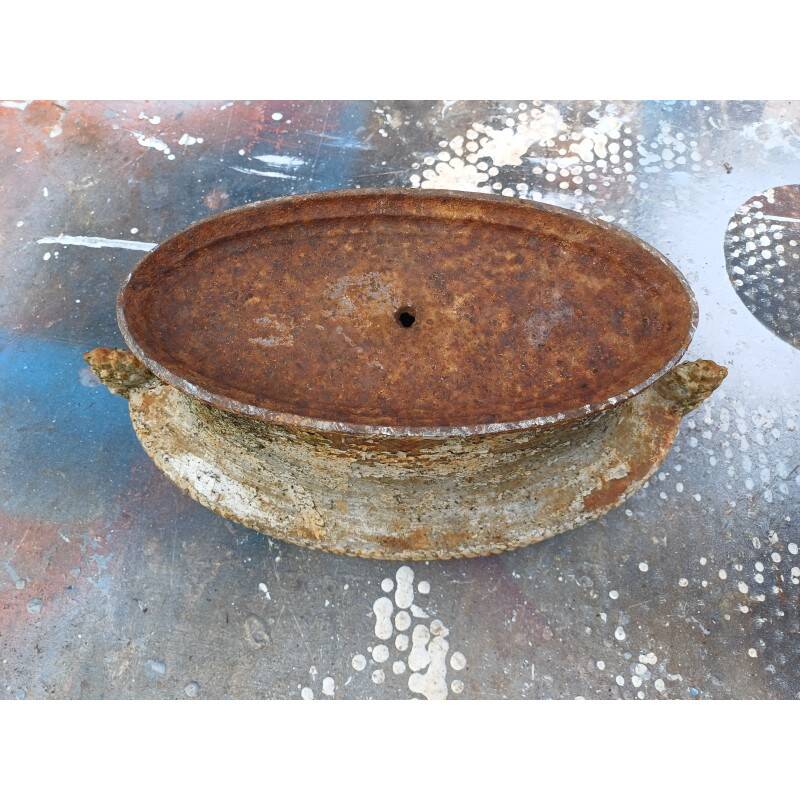 3 cast iron planters 1900: Charleville - Mézières