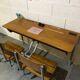 Vintage schoolboy desk