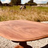 Victorian Tilting Breakfast Table in Raw Wood Mahogany