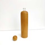 Vintage pine wood carafe bottle