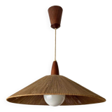 Scandinavian rope pendant light