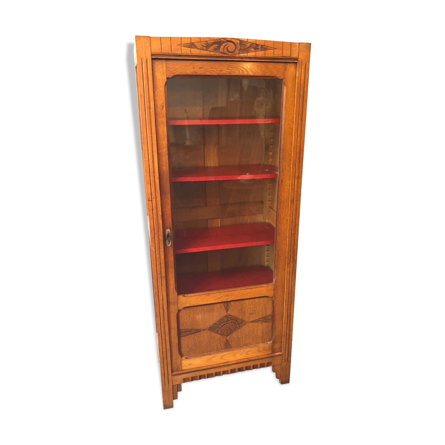 Art Deco glass cabinet