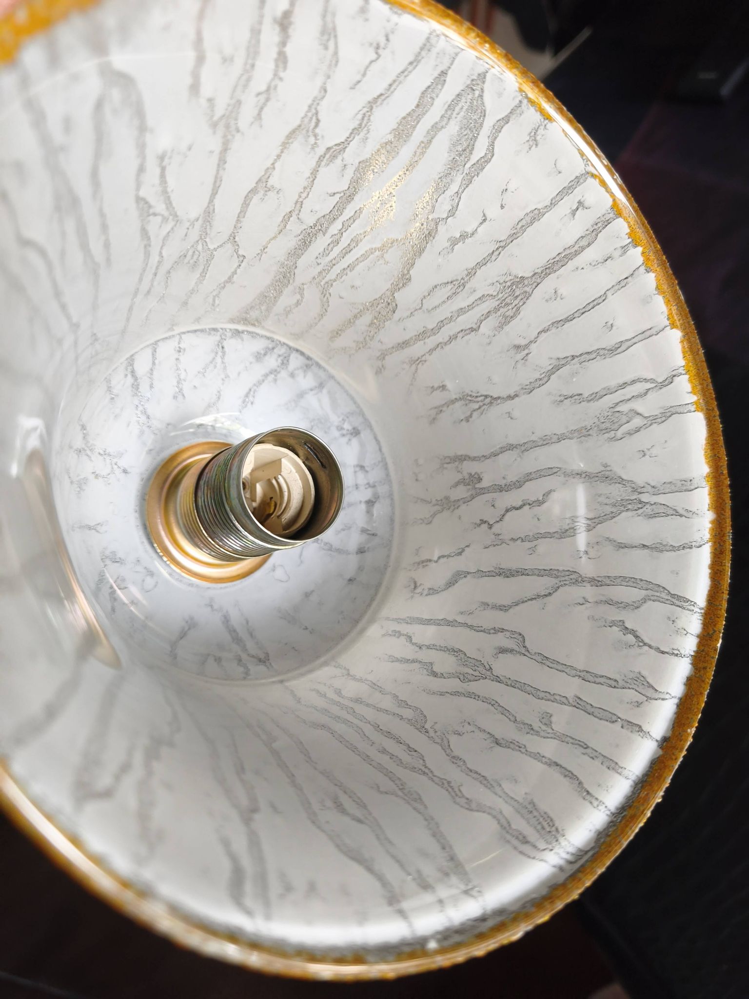 New double wall light (Le Porcellane Florence) Porcelain & Gold
