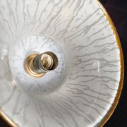 New double wall light (Le Porcellane Florence) Porcelain & Gold