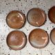 6 dessert plates in stoneware
