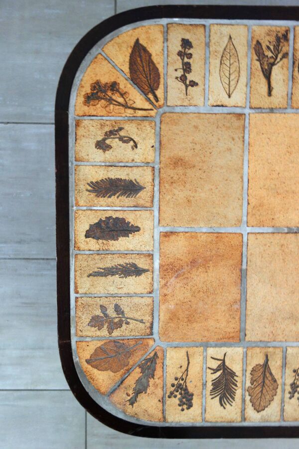 Table Basse Herbier par Roger Capron, Vallauris, 1970s
