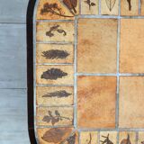 Herbarium Coffee Table by Roger Capron, Vallauris, 1970s