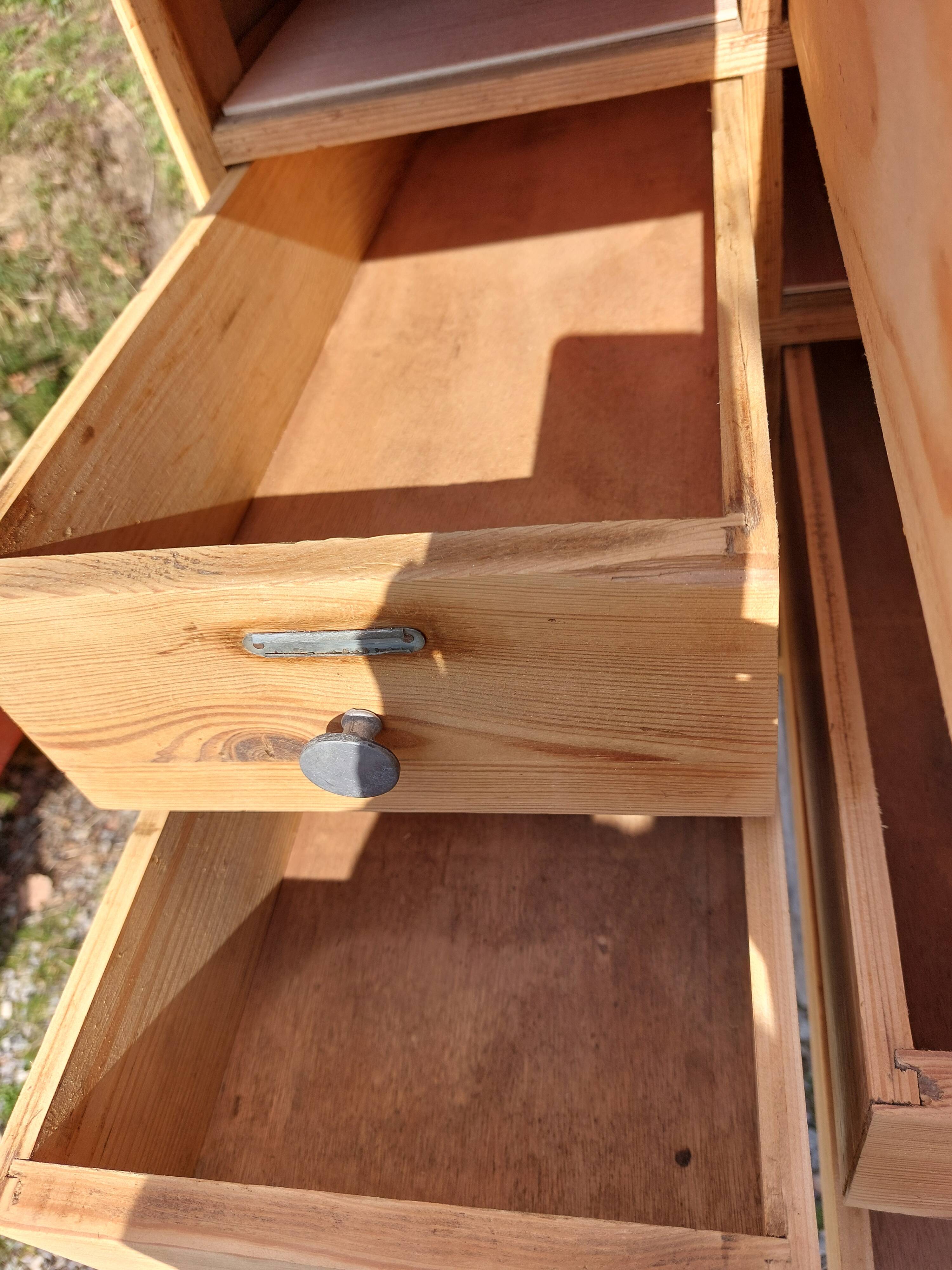 wooden workshop furniture, drawer unit