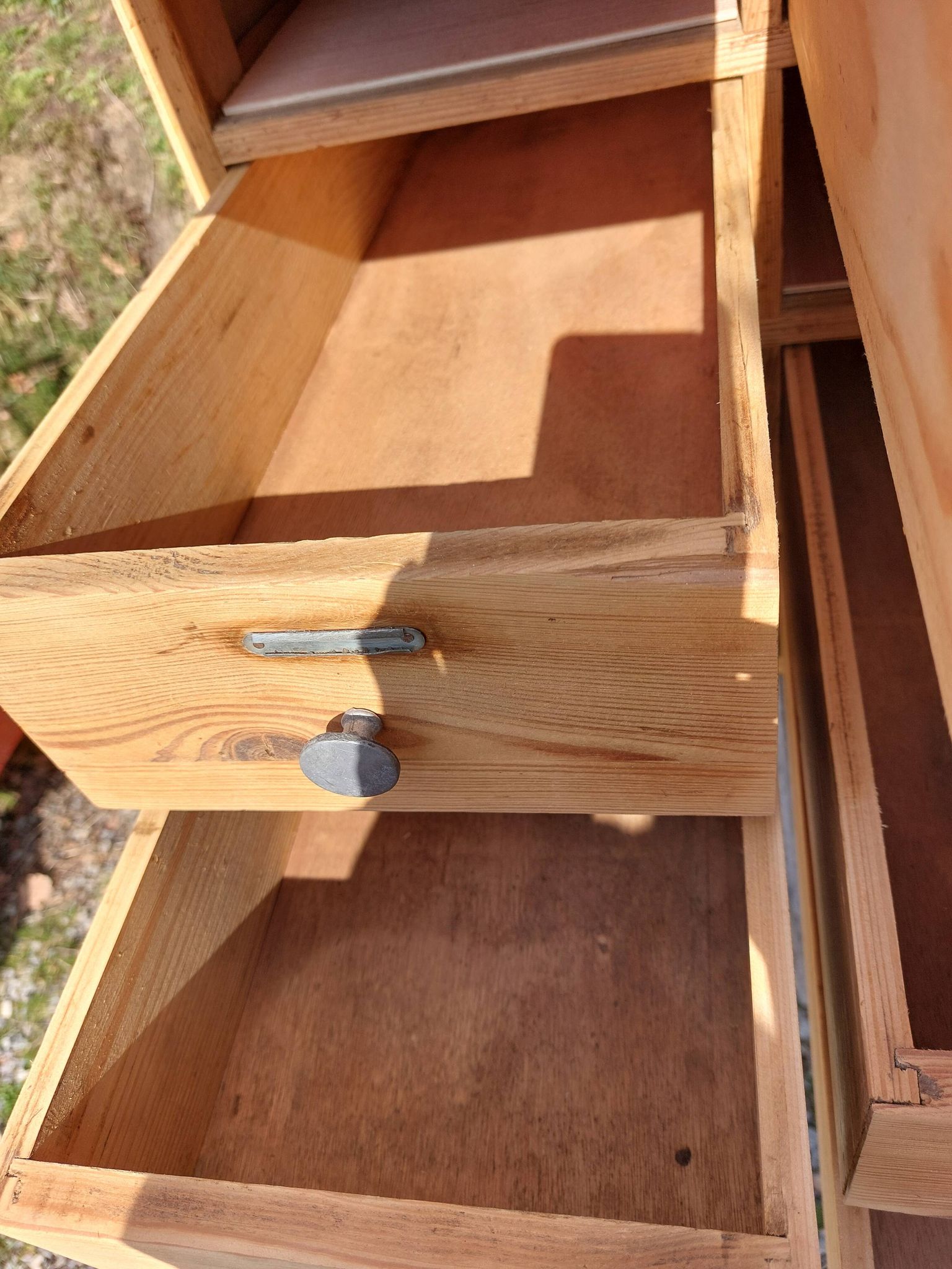 meuble de métier en bois, meuble à tiroirs