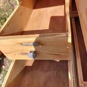 meuble de métier en bois, meuble à tiroirs