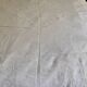 White woven cotton bedspread with fringes