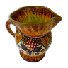 Quimper glazed polychrome earthenware pitcher