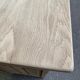 Stripped oak enfilade from 1950, 232cm.