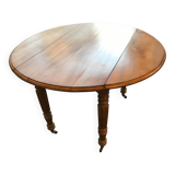 Light waxed oak table