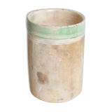 Antique ceramic cylinder vase