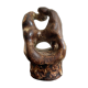 Ceramic sculpture couple that embraces, Rodin XXth