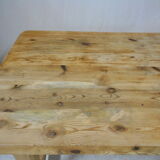 Mountain farm table and two benches