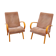Pair of midcentury armchairs by Jaroslav Šmídek, 1960´s