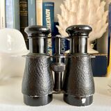 Black metal binoculars